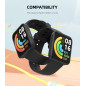 MoKo Bracelet Compatible avec Redmi Watch 2 Lite/Xiaomi Poco Watch, Bracelet de Montre de Remplacement Réglable en Silicone Soup MoKo Bracelet Compatible avec Redmi Watch 2 Lite/Xiaomi Poco Watch, Bracelet de Montre de Remplacement Réglable en Silicone Soup