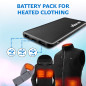 Vida IT Slim Batterie Externe pour Gilet Veste Manteau Chauffant 5V 2A USB Power Bank Légère Chargeur Portable pour Samsung Gala Vida IT Slim Batterie Externe pour Gilet Veste Manteau Chauffant 5V 2A USB Power Bank Légère Chargeur Portable pour Samsung Gala