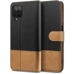 BEZ Coque pour Samsung A12, Etui pour Samsung Galaxy A12 / M12, Housse en Cuir de Protection, Portefeuille en Cuir Polyuréthane,