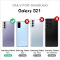 Dexnor Coque pour Samsung Galaxy S21 5G 6,2" avec Protecteur d'écran Intégré Armure de Qualité Militaire Heavy Duty Avant et Arr Dexnor Coque pour Samsung Galaxy S21 5G 6,2" avec Protecteur d'écran Intégré Armure de Qualité Militaire Heavy Duty Avant et Arr