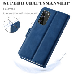 YATWIN Coque pour Samsung Galaxy S20 FE Fan Edition, Housse en Cuir Premium PU Portefeuille Case, [Fentes pour Cartes] [Fermoir 