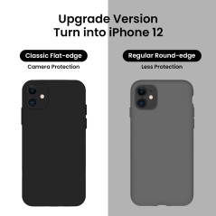 Cordking Designed for iPhone 11 Case, Silicone [Straight Edges] & [Camera Protecion] Upgraded Phone Case with Soft Anti-Scratch 