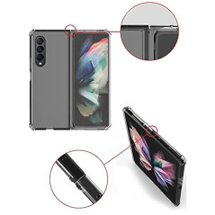 PHONILLICO Coque pour Samsung Z Fold 4 - Antichoc Protection Gel TPU Transparent Silicone Souple Absorbption Choc Ultra Mince