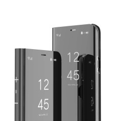 IMEIKONST Samsung Galaxy S9+ Etui Bookstyle Miroir Makeup Smart View Stand Protecteur Housse Coque Etui à Rabat Coque pour Samsu