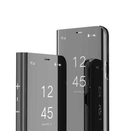 IMEIKONST Samsung Galaxy S9+ Etui Bookstyle Miroir Makeup Smart View Stand Protecteur Housse Coque Etui à Rabat Coque pour Samsu