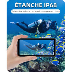 Beeasy Coque pour Samsung Galaxy S10 4G, IP68 Etanche Antichoc 360° Protection Robuste Outdoor Antipoussière Anti-Choc Housse, É