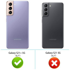 Glitter Liquide Collier Coque pour Samsung Galaxy S21+ 5G, Glitter Silicone Paillette Étui Protection TPU Bumper Liquide Housse,