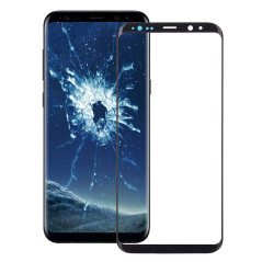MovTEK Kit de Remplacement de Ecran Tactile Vitre Avant d'origine pour Samsung Galaxy S9 G960F Lentille Extérieur Verre Noir