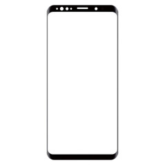 MovTEK Kit de Remplacement de Ecran Tactile Vitre Avant d'origine pour Samsung Galaxy S9 G960F Lentille Extérieur Verre Noir