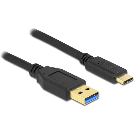 Delock SuperSpeed Câble USB (USB 3.2 Gen 1) type A vers USB Type-C™ 2 m
