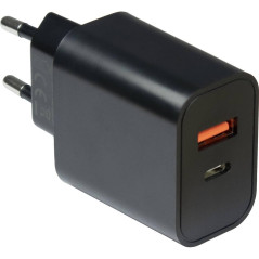 Inter-tech - Chargeur 20w USB type A+C - PD-2120