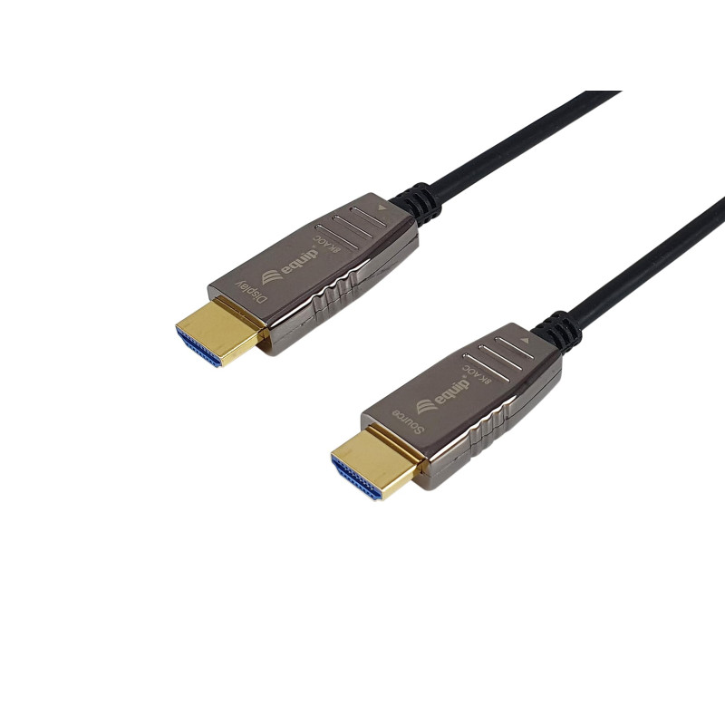 Equip 119455 Câble HDMI 2.1 optique actif 8 K/60 Hz 50 m Equip 119455 Câble HDMI 2.1 optique actif 8 K/60 Hz 50 m