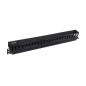Equip 327314 Panneau de Gestion des câbles pour Montage en Rack de 19 Pouces, Noir