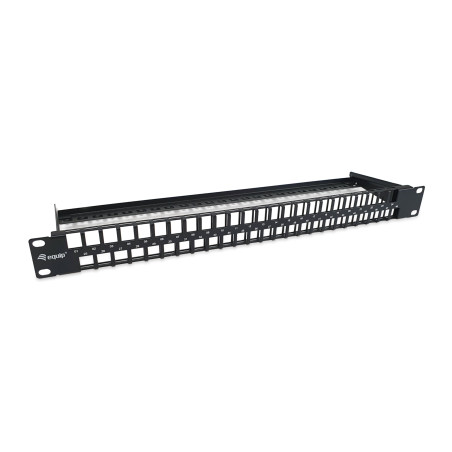 Equip Keystone 769258 Panneau de Brassage Non blindé 48 Ports Cat.6 Noir