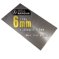Plaque en aluminium - 6mm 300mm x 150mm (30cm x 15cm)