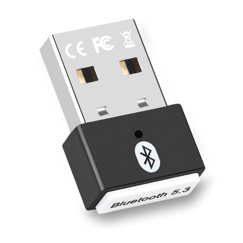 Dongle Bluetooth 5.3, Cle Bluetooth pour PC Faible Latence Compatible avec Windows 11/10/8.1/7, Supporte Casque, Souris, Manette Dongle Bluetooth 5.3, Cle Bluetooth pour PC Faible Latence Compatible avec Windows 11/10/8.1/7, Supporte Casque, Souris, Manette