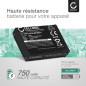 CELLONIC 1x Batterie pour Casque Micro Compatible avec Parrot Zik 3.0, Zik 2.0, MH46671 - (750mAh, 3.7V) CELLONIC 1x Batterie pour Casque Micro Compatible avec Parrot Zik 3.0, Zik 2.0, MH46671 - (750mAh, 3.7V)