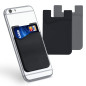 kwmobile 3X Porte-Carte Adhésif pour Téléphone - Pochette Autocollante Silicone pour Smartphone - Format Carte Bleue - Noir-Noir kwmobile 3X Porte-Carte Adhésif pour Téléphone - Pochette Autocollante Silicone pour Smartphone - Format Carte Bleue - Noir-Noir