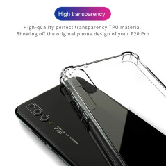 Hually Coque Huawei P20 Pro, P20 Pro Coque Transparente Silicone Gel TPU, Housse Etui de Protection Bumper [Anti Choc] [Ultra Fi