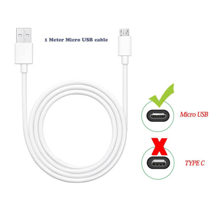 ZLONXUN Chargeur et Cable pour Huawei MediaPad M3 / M2 / T5 / T3 10" / T3 7" / T3 8", Lenovo Tab M8, Huawei Y6/Y7/Y6P