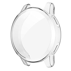 Tiggo Coque de protection d'écran pour Garmin Venu 2 S/vivoactive 4 S - Coque de protection en silicone ultra fine résistante au