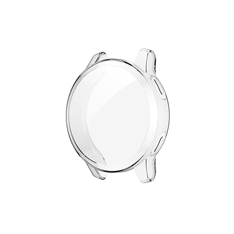 Tiggo Coque de protection d'écran pour Garmin Venu 2 S/vivoactive 4 S - Coque de protection en silicone ultra fine résistante au