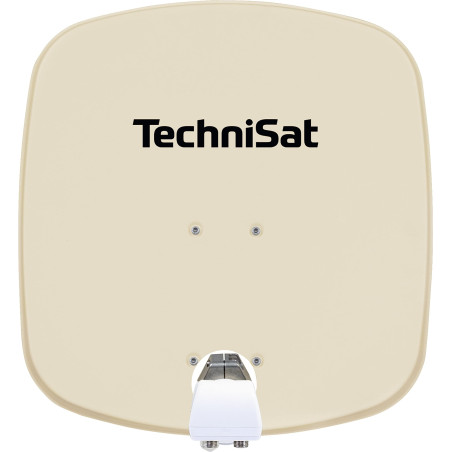 TechniSat DIGIDISH 45 – Antenne satellite pour 2 utilisateurs (petite installation satellite de 45 cm - kit complet avec support