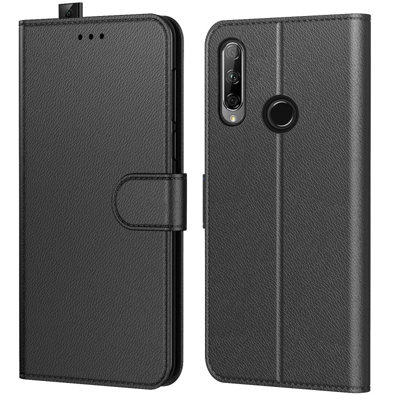 Tenphone Etui Coque pour Huawei P Smart Z, Protection Housse en Cuir PU Portefeuille Livre,[Emplacements Cartes],[Fonction Suppo