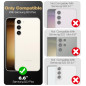 Dexnor Compatible avec la coque Samsung Galaxy S23 Plus - Double cadre avant et support - Technologie d'amortissement - Protecti Dexnor Compatible avec la coque Samsung Galaxy S23 Plus - Double cadre avant et support - Technologie d'amortissement - Protecti