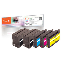Peach Multipack Plus avec Puce Compatible avec HP No. 932XL, No. 933XL