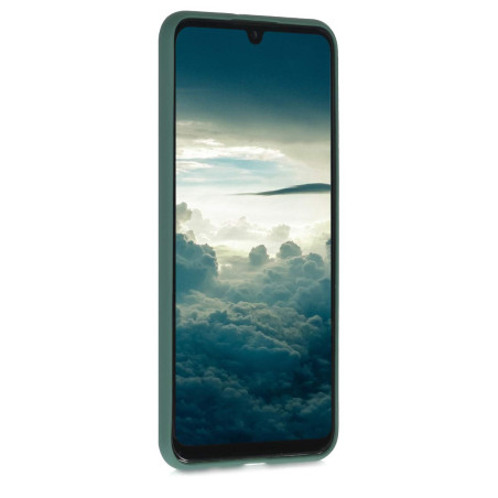 kwmobile Housse Compatible avec Huawei P30 Lite Coque - Housse de téléphone Protection Souple en Silicone - Bleu Vert