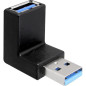 DeLOCK 65339 - adaptateur pour Câble (USB 3.0, USB 3.0, Mâle/femelle) noir DeLOCK 65339 - adaptateur pour Câble (USB 3.0, USB 3.0, Mâle/femelle) noir