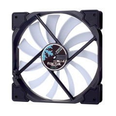 Fractal Design Venturi HF-14 Blanc - Fan d'ordinateur - Optimisé pour Un débit d'air élevé - LLS-Roulements - Jambes de Forme aé