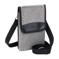 KIWIFOTOS Pochette de Voyage pour Téléphone Portable avec Bandoulière - Étui Multifonction pour Smartphone, Cartes, Lunettes, Gr