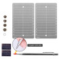 Crypto Seed Storage, Bitcoin Cold Wallet Backup – BIP39 12 ou 24 mots Recovery Phrase Backup avec stylo de gravure (double) (arg Crypto Seed Storage, Bitcoin Cold Wallet Backup – BIP39 12 ou 24 mots Recovery Phrase Backup avec stylo de gravure (double) (arg