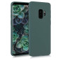 kwmobile Housse Compatible avec Samsung Galaxy S9 Coque - Housse de téléphone Protection Souple en Silicone - Bleu Vert