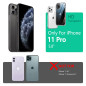 Ones Coque Transparente HD Rigide Fine iPhone 11 Pro『Antichoc Airbag』『Bord Élevé Protege Caméra Écran』[Anti-Jaunissement] [Antid