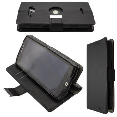 caseroxx Étui pour Crosscall Core-X4, Housse Bookstyle en Cuir Artificiel, Noir