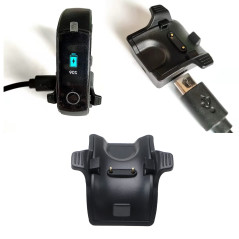 eMagTech 2pcs Stations de Chargement Remplacement Compatible avec Huawei Honor Band 3/4/5 ABS Base de Charge 5V 0.5A Accessoires
