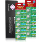 CR1620 Piles Bouton Batterie CR 1620 3V Lithium Batteries 10 Piles 【5 Ans Garantie】