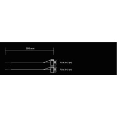 be quiet! Power Cable CP-6620, câble 2x PCIe 6+2 broches, gainé individuellement, longueur 600 mm, extension haut de gamme pour