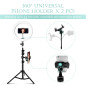 LED Selfie Ring Light avec Trépied, Anneau Lumineux 10", avec Télécommande Wireless pour Maquillage, Youtube, TikTok, Alimenté p LED Selfie Ring Light avec Trépied, Anneau Lumineux 10", avec Télécommande Wireless pour Maquillage, Youtube, TikTok, Alimenté p