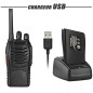2PCS Talkie Walkie Rechargeable Longue portée 16CH Talkies-Walkies Radios PMR Professionnelle Portée 1-3 km,pour Survie sur Le T 2PCS Talkie Walkie Rechargeable Longue portée 16CH Talkies-Walkies Radios PMR Professionnelle Portée 1-3 km,pour Survie sur Le T