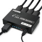 Répartiteur HDMI 1 entrée 4 Sorties, 1x4 Splitter HDMI 4K Distributeur Audio Vidéo avec Adaptateur Secteur, Supporte 3D, HDCP, C Répartiteur HDMI 1 entrée 4 Sorties, 1x4 Splitter HDMI 4K Distributeur Audio Vidéo avec Adaptateur Secteur, Supporte 3D, HDCP, C