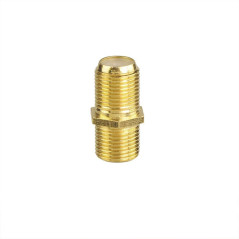 VCE 5 Paquets Connecteur Coaxial RG6 de Type F Plaqué or Adaptateur d'extension de Câble