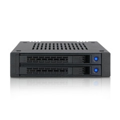 Icy Dock MB742SP-B Cadre Amovible Noir