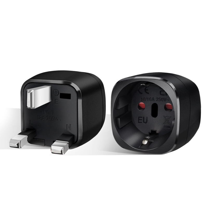 【2 Pièces】 Adaptateur Prise Anglaise, Adaptateur de Voyage France vers UK, Adaptateur de Prise pour Irlande, Angleterre, Ecosse, 【2 Pièces】 Adaptateur Prise Anglaise, Adaptateur de Voyage France vers UK, Adaptateur de Prise pour Irlande, Angleterre, Ecosse,