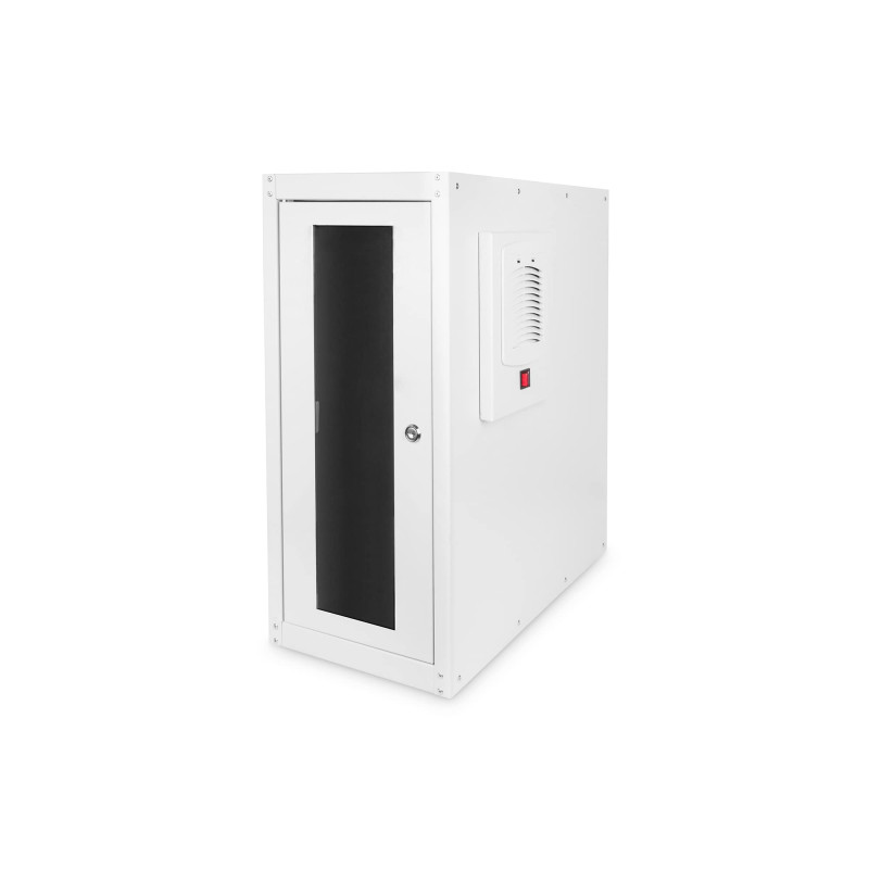 Digitus DN-CC 9002 mit Glastür und Lüfter Armoire pour PC (l x H x P) 300 x 650 x 600 mm Gris Clair (RAL 7035) Digitus DN-CC 9002 mit Glastür und Lüfter Armoire pour PC (l x H x P) 300 x 650 x 600 mm Gris Clair (RAL 7035)