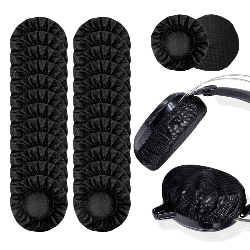 VIKSAUN 50 Pièces Protecteurs d'oreille Jetables, Hygiénique Couvre Oreillettes Jetables, Écouteurs Couvre, Protection de Coussi VIKSAUN 50 Pièces Protecteurs d'oreille Jetables, Hygiénique Couvre Oreillettes Jetables, Écouteurs Couvre, Protection de Coussi