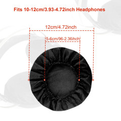 VIKSAUN 50 Pièces Protecteurs d'oreille Jetables, Hygiénique Couvre Oreillettes Jetables, Écouteurs Couvre, Protection de Coussi